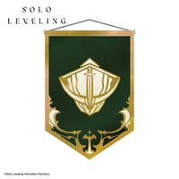 solo-leveling-hunters-guild-emblem-suede-wall-scroll image number 0