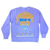 One Piece - Staw Hat Crew Names Purple Crew Sweatshirt - Crunchyroll Exclusive! image number 0
