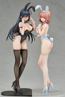 Black Bunny Aoi and White Bunny Natsume Original Character Figure Set image number 0