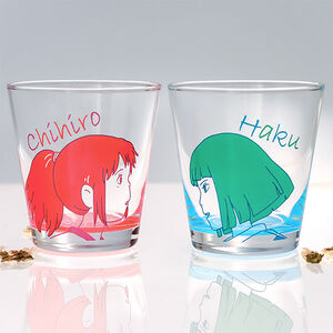 Chihiro & Haku Spirited Away Benelic Glass Set