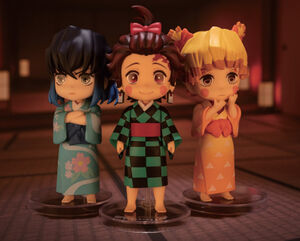 Sumiko & Zenko & Inoko Demon Slayer Figuarts Mini Figure Set