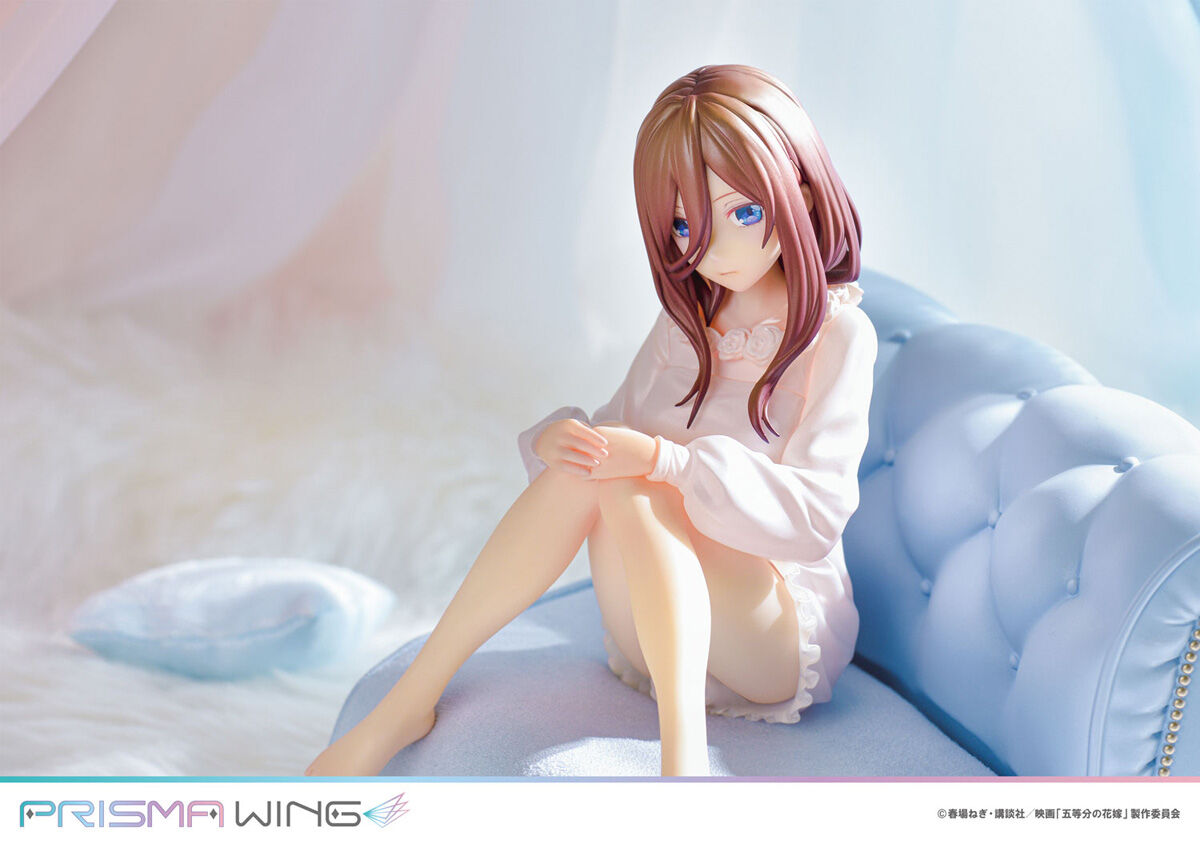 The Quintessential Quintuplets - Figurine Miku Nakano &agrave; l'&eacute;chelle 1/7 (Se pr&eacute;lasser sur le canap&eacute; Ver.) image number 8