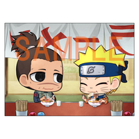 Naruto - Iruka and Naruto Chimimega Series Figure Set image number 4