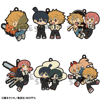 Chainsaw Man - Chibi Character Rubber Mascot Blind Box Keychain image number 0