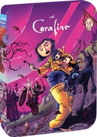Coraline Limited Edition Steelbook 4K HDR/2K Blu-ray image number 0