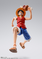 one-piece-monkey-d-luffy-sh-figuarts-action-figure-romance-dawn-ver image number 2