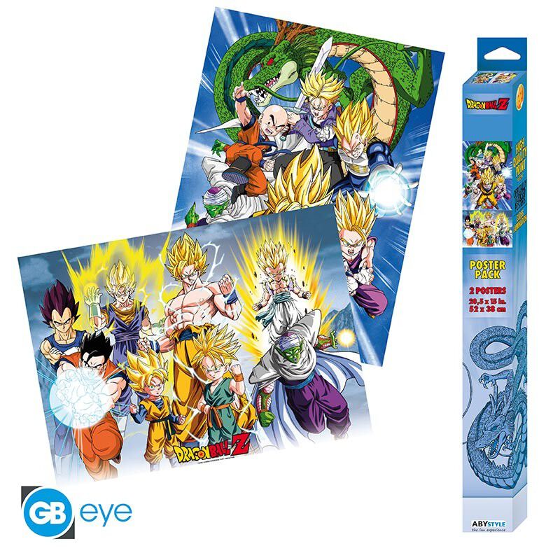 Dragon Ball Z - Set 2 Chibi Posters - Groups (52x38cm) image number 0