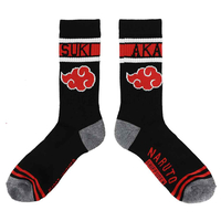 Naruto Shippuden - Naruto Akatsuki Crew Socks 3 Pair image number 3