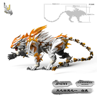 White Tiger Classic of Mountains and Seas Series SHENXING TECHNOLOGY Model Kit image number 1