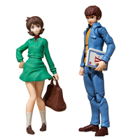 Mobile Suit Gundam - Amuro Ray & Fraw Bow Earth Federation 07 G.M.G. 1/18 Scale Action Figure Set image number 0