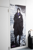 Byakuya Kuchiki Bleach Black & Rock Life-Sized Fabric Poster image number 1