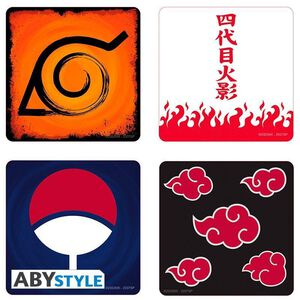 Naruto Shippuden - Coaster Emblems Set
