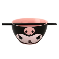 Sanrio - Kuromi Ramen Bowl With Chopsticks image number 0