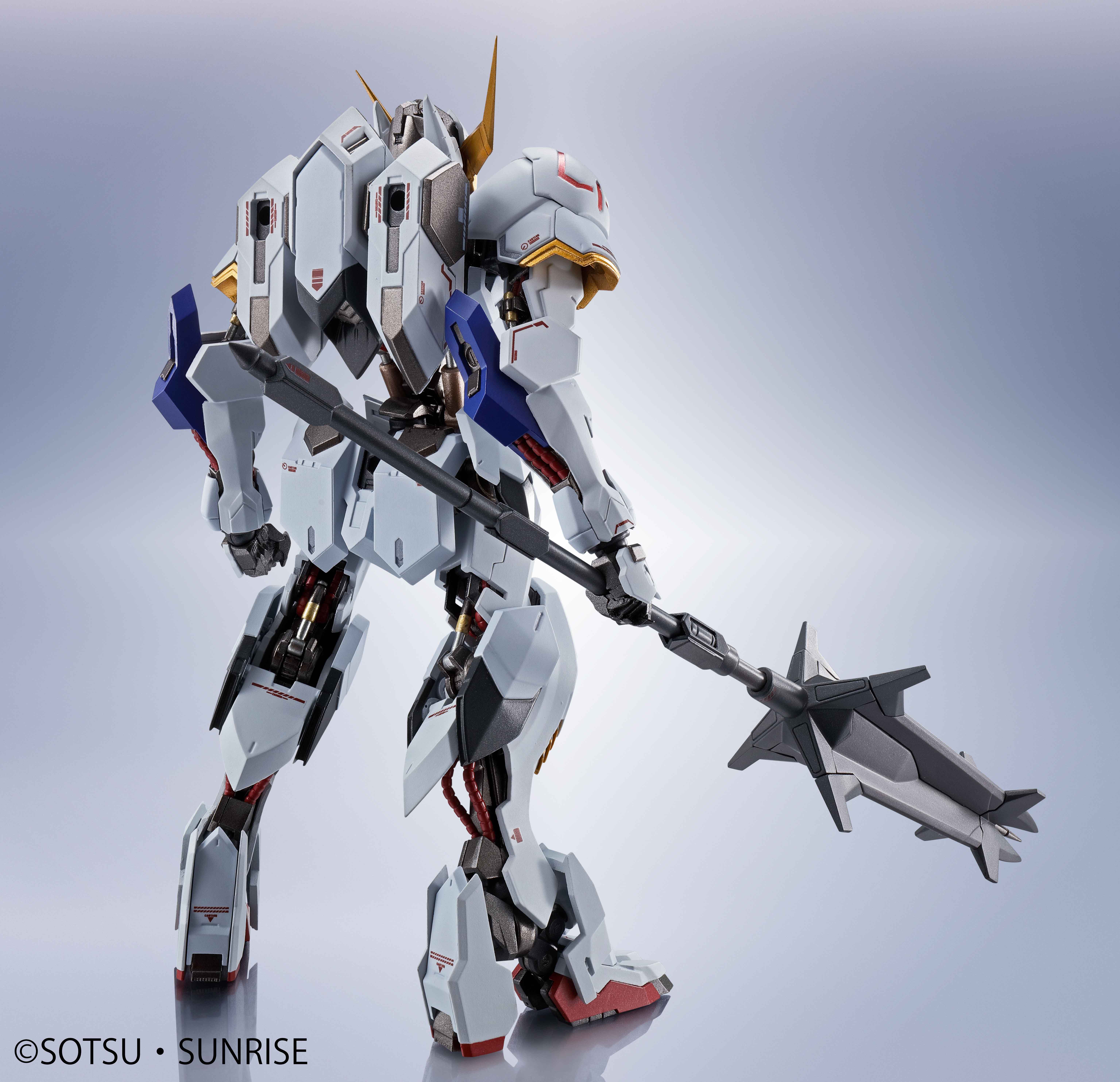 mobile-suit-gundam-iron-blooded-orphans-gundam-barbatos-metal-build-action-figure-1st-4th-form-ver image number 1