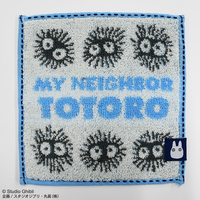 my-neighbor-totoro-soot-sprite-mame-towel-series-mini-towel image number 0