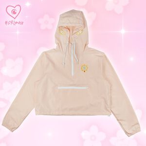 CR Loves Cardcaptor Sakura: Clear Card - Embroidered Compass Cropped Anorak