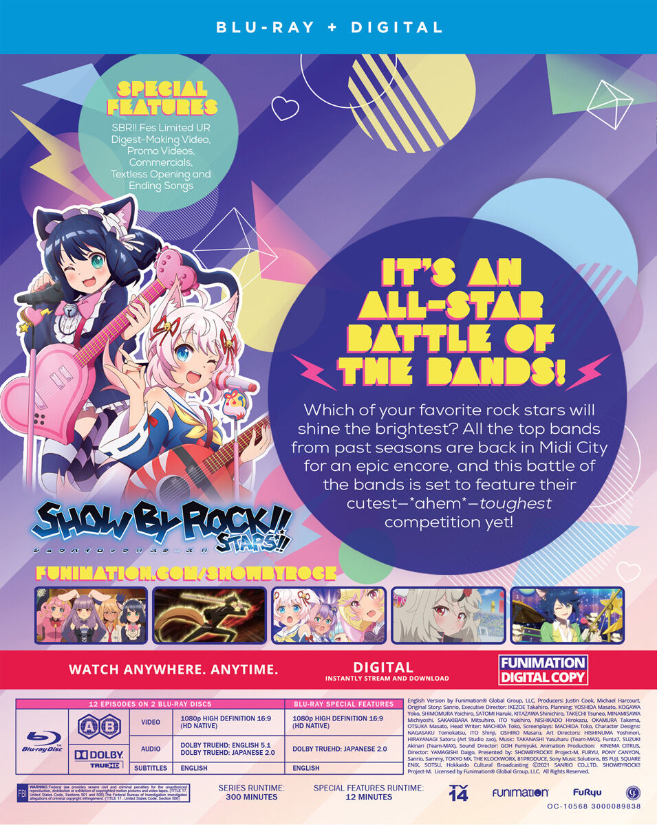 Show By Rock!! Stars!! Blu-ray | Crunchyroll Store