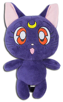 Sailor Moon - Luna 7 Inch Cat Plush image number 0