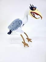 the-boy-and-the-heron-talking-heron-16-inch-plush image number 3
