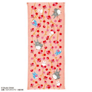 My Neighbor Totoro - My Neighbor Totoro Plum Flower Imabari Gauze Face Towel