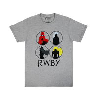 RWBY - Silhouettes In Circles T-Shirt image number 0