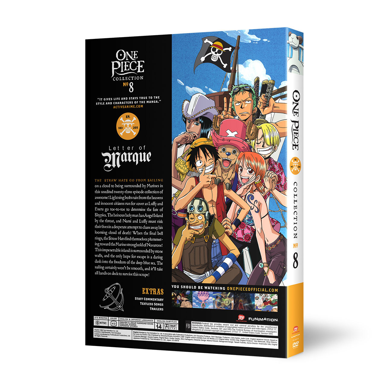 One Piece - Collection 8 - DVD | Crunchyroll Store
