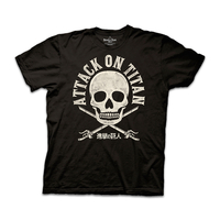 Attack on Titan - Black Skull T-Shirt image number 0