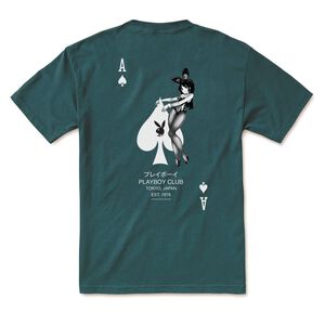 Playboy Tokyo - Monochrome Bunny Ace of Spades T-Shirt