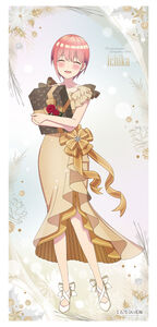Ichika Nakano Elegant Dress Ver The Quintessential Quintuplets Life-Size Fabric Poster