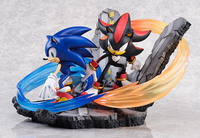 Sonic the Hedgehog - Shadow & Sonic Super Situation Figure Set image number 1