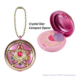 Sailor Moon - Compact and Crystal Star Mini Keychain Set