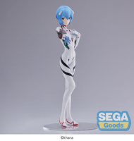 Evangelion 3.0+1.0 Thrice Upon a Time - Rei Ayanami SPM Prize Figure (Hand Over Momentary White Ver.) image number 3