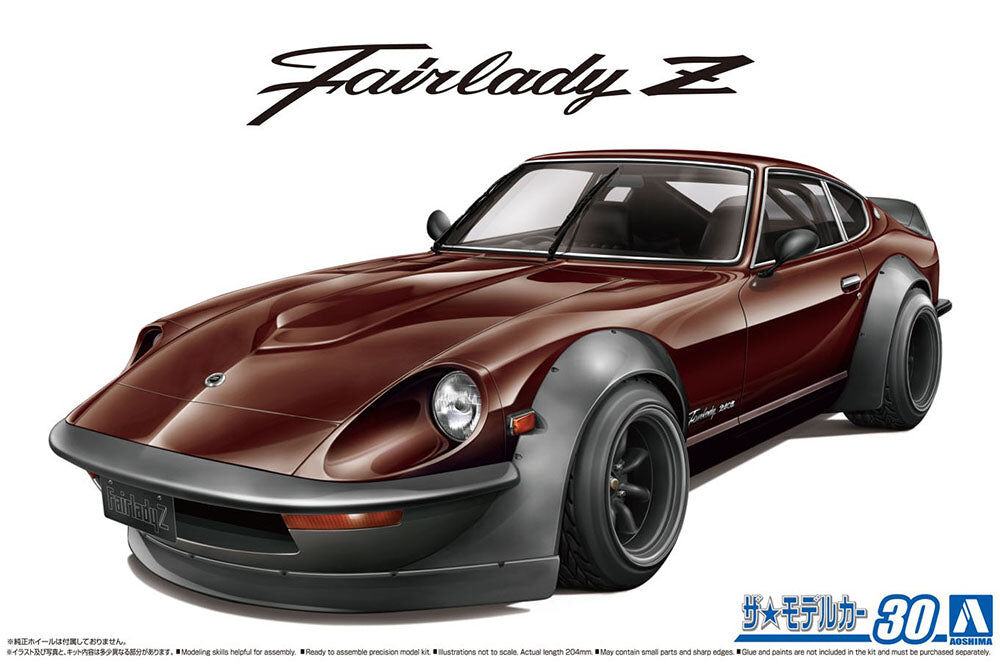 Aoshima - Nissan S30 Fairladyz Aero Custom 1/24 Scale Model Kit