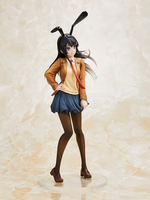 Rascal Does Not Dream of Bunny Girl Senpai - Mai Sakurajima Coreful Prize Figure (School Uniform/Bunny Ver.) image number 5