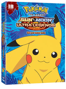 Pokemon Sun & Moon Ultra Legends The Last Grand Trial DVD