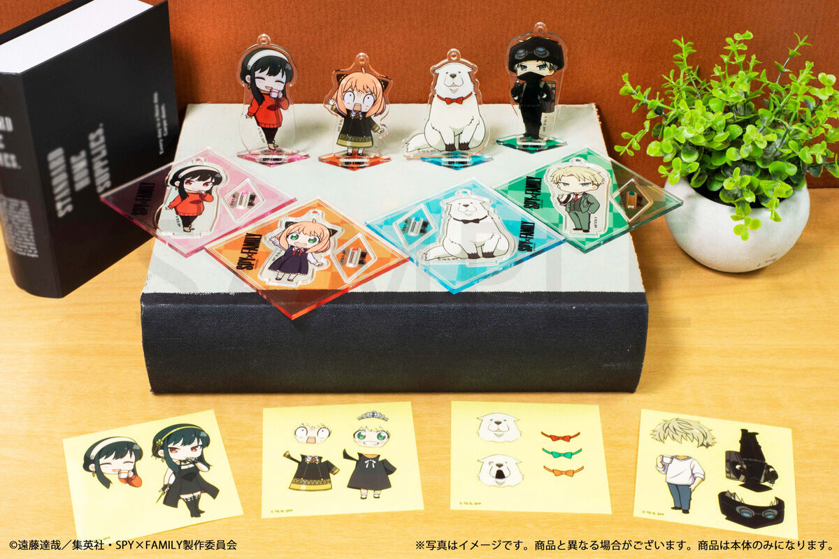 Spy x Family - Loid Forger Acrylic Stand Keychain (With Bonus Stickers) image number 1