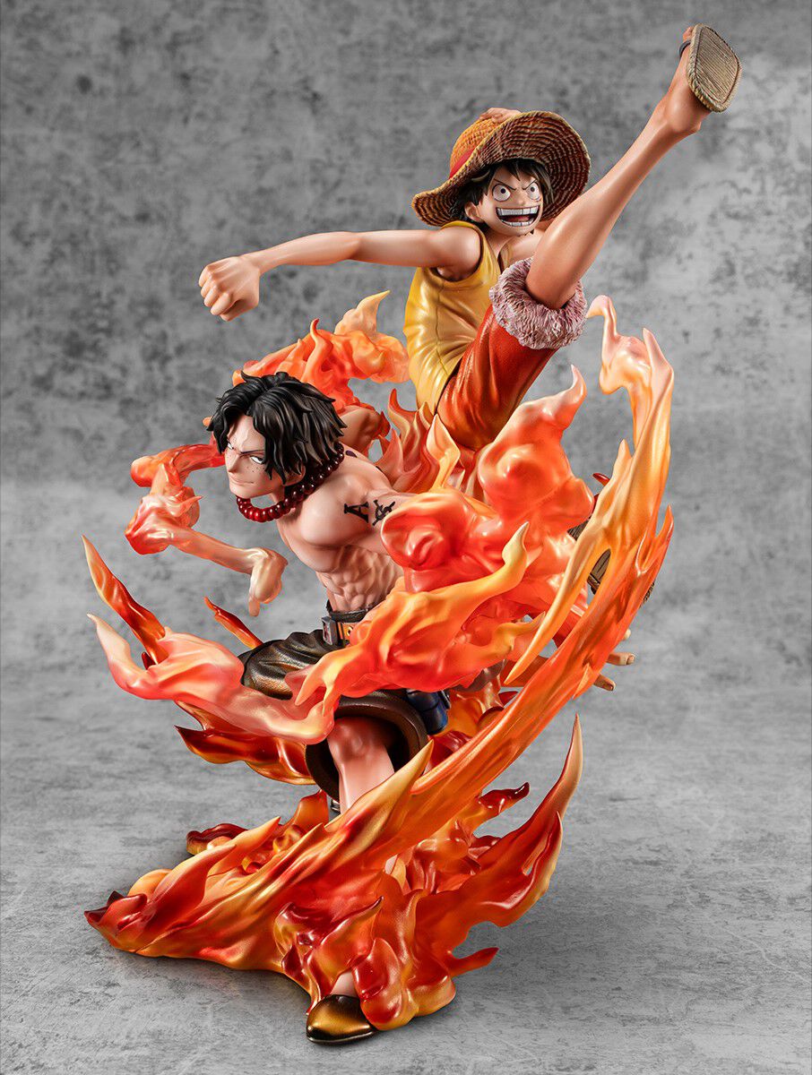 One Piece - Luffy & Ace Portrait.Of.Pirates NEO-MAXIMUM Figure Set (Bond Between Brothers 20th LIMITED Ver.) - Crunchyroll Exclusive image number 2