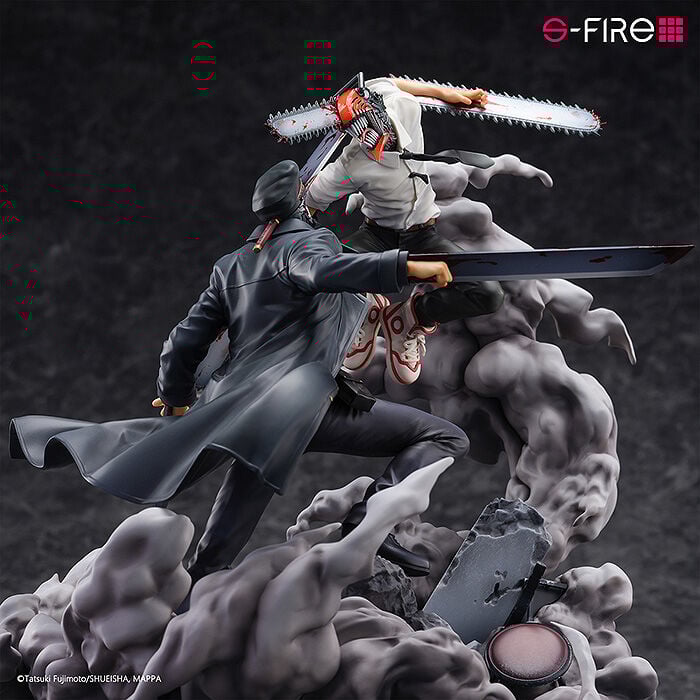 chainsaw-man-chainsaw-man-vs-samurai-sword-super-situation-figure-set image number 4