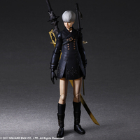 YoRHa No. 9 Type S Deluxe Ver NieR Automata Play Arts Kai Action Figure image number 1
