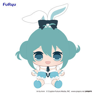 Hatsune Miku White Rabbit Ver Vocaloid Kyurumaru Big Plush