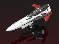Macross Frontier The Movie The Wings of Goodbye - Alto Saotome's MF-53 Fighter Nose 1/20 Scale PLAMAX Model Kit image number 2
