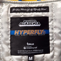 My Hero Academia x Hyperfly x NBA - All Might Golden State Warriors Satin Jacket image number 11