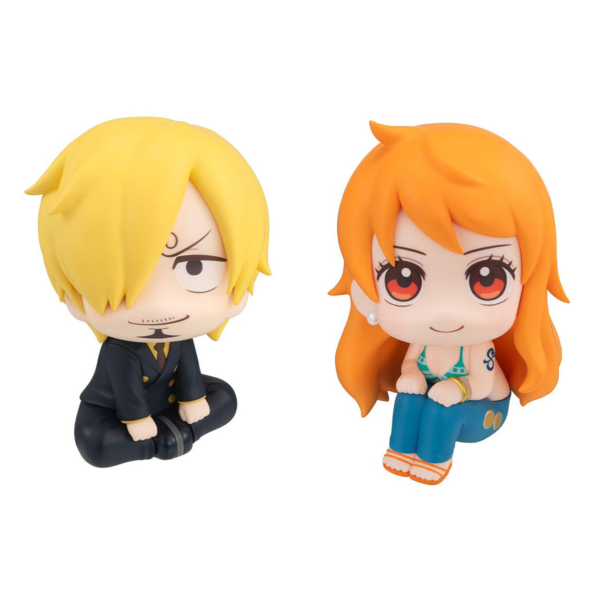 One-Piece-statuettes-PVC-Look-Up-Nami-Sanji-11-cm-with-gift image number 3