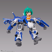 Macross Frontier - Ranka Lee & VF-25G Messiah Valkyrie Tiny Session Action Figure (Michael Use Ver.) image number 2