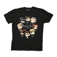 Attack on Titan - Cadet Corps Chibi T-Shirt image number 0