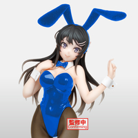Rascal Does Not Dream of Bunny Girl Senpai - Mai Sakurajima Coreful Figure (Blue Bunny Ver.) image number 1
