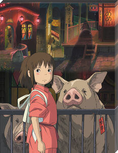 Spirited Away - The Other Side of the Tunnel 500 Piece Artboard Jigsaw Puzzle (Canvas Style)