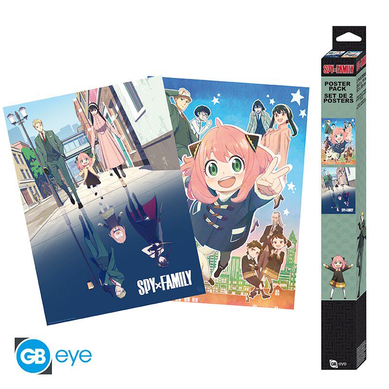 spy-x-family-set-2-chibi-posters-a-double-family image number 0