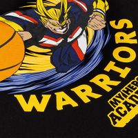 My Hero Academia – My Hero Academia x NBA Golden State Warriors x Hyperfly All Might SS T-shirt image number 5