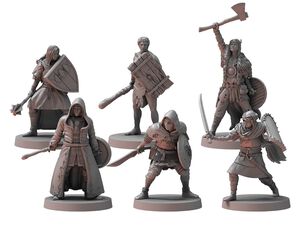 Dark Souls The Roleplaying Game Unkindled Heroes Pack 2 Miniature Set